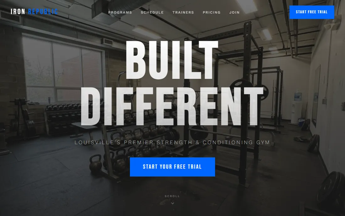 Forge Fitness — Fitness website demo