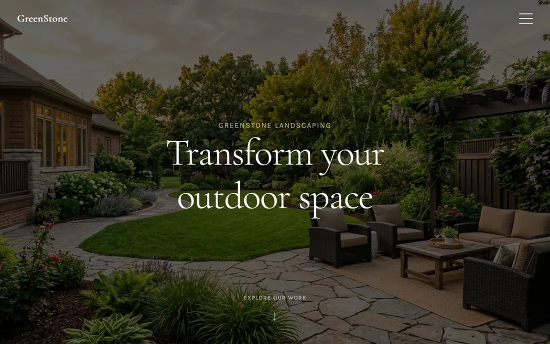 Cedar & Stone Gardens — Landscaping website demo